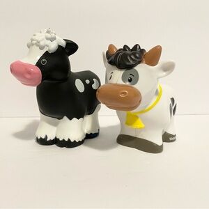 Little People Barn Animals Cow Figure Fisher Price Toy Lot Farm Barn 4/$20 🛑